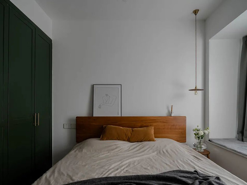 復(fù)古田園風(fēng)室內(nèi)裝修 長沙五礦萬境水岸 88㎡二居室家裝設(shè)計(jì)