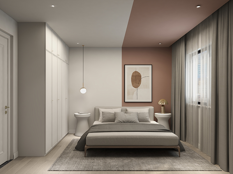 西安歐風(fēng)世家 143平米現(xiàn)代簡約風(fēng)格裝修 陽臺臥室衣帽間裝修設(shè)計(jì)