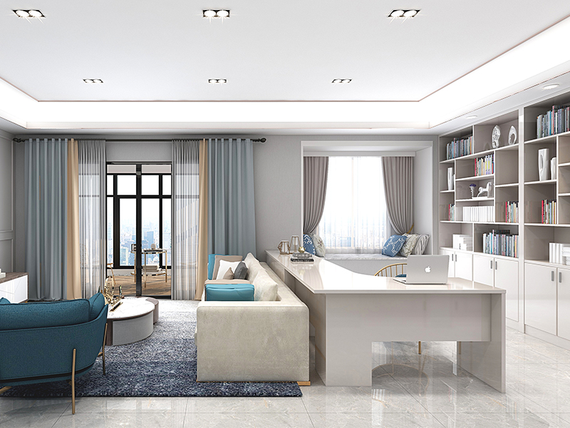 你離“學(xué)霸”，只差一個(gè)簡(jiǎn)約安靜的書房！(圖3)