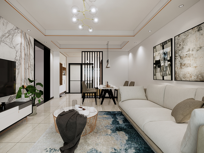 長方形客餐廳怎么改造比較好？快來，神宮天巧有客廳翻新妙招(圖1)