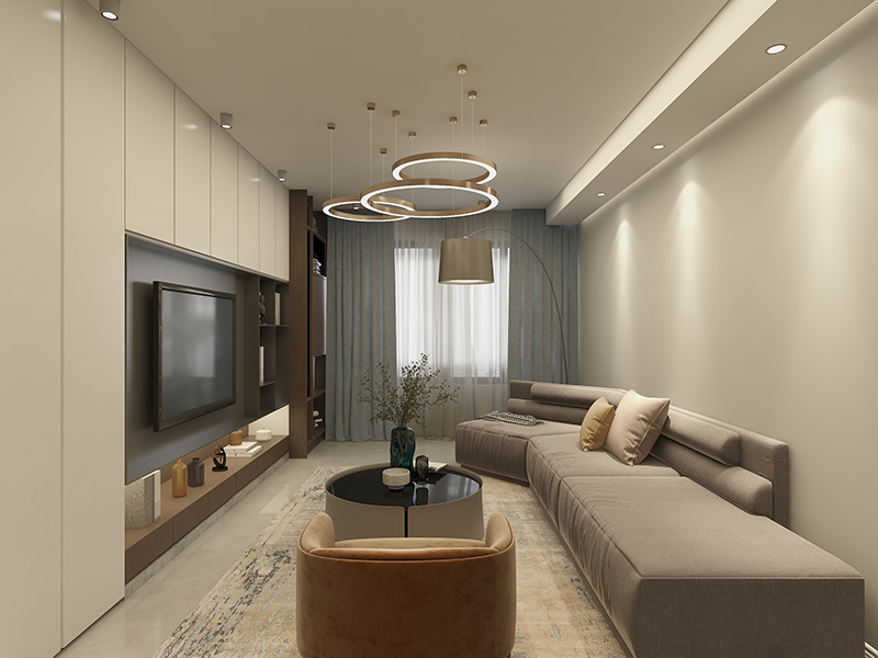 您還在用“家和萬事興”的電視墻嗎？客廳電視墻裝修設(shè)計技巧(圖3)