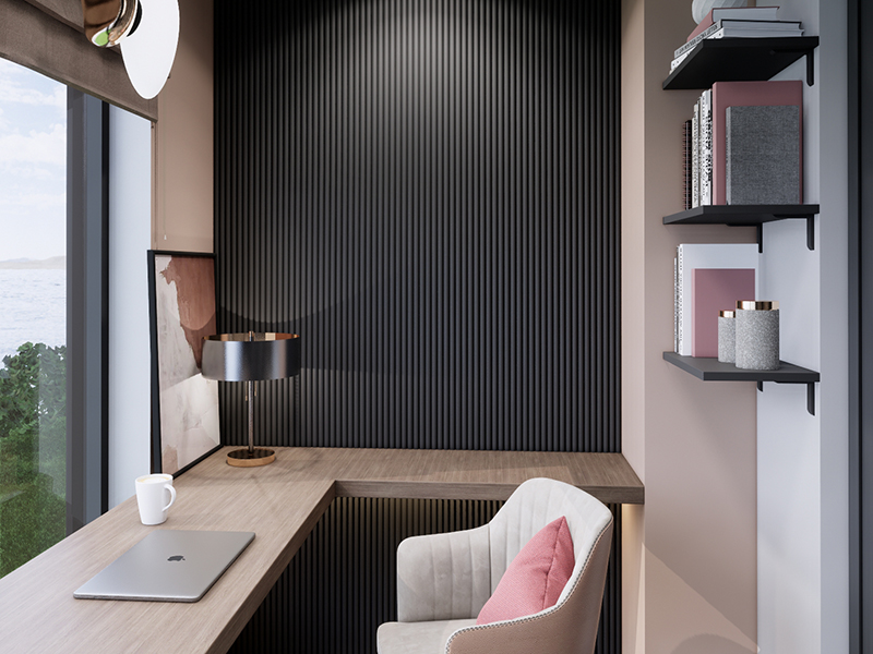 66平方的兩室一廳怎么裝修好？現(xiàn)代簡約風(fēng)格裝修設(shè)計分享(圖2)