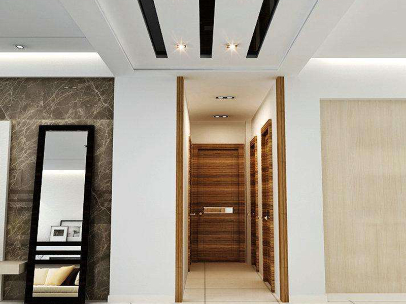 室內(nèi)走廊過道怎么改造好看？千萬別以為過道只能裝筒燈(圖2)