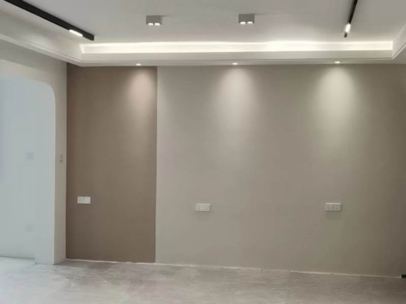 客廳裝修翻新選擇乳膠漆還是墻布？(圖2)