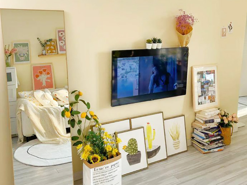 客廳電視背景墻裝修改造選哪些材料比較好？(圖2)